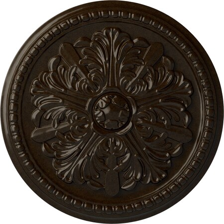 Swindon Ceiling Medallion (Fits Canopies Up To 2 7/8), Hand-Painted Bronze, 16 7/8OD X 1 1/2P